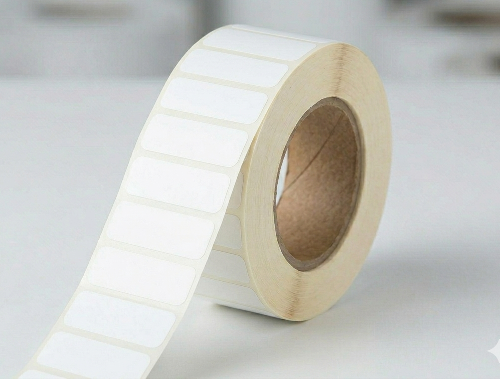 Étiquette adhésive PP mat 110x25 mm pour identification et traçabilité des produits en Tunisie.