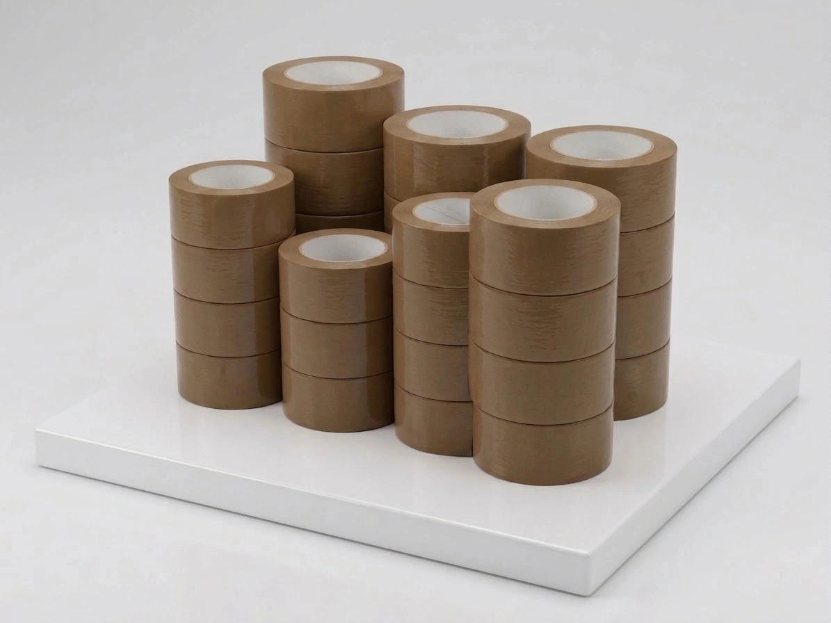 36 rouleaux de Scotch Havane 100 yards pour emballage et fermeture de cartons.